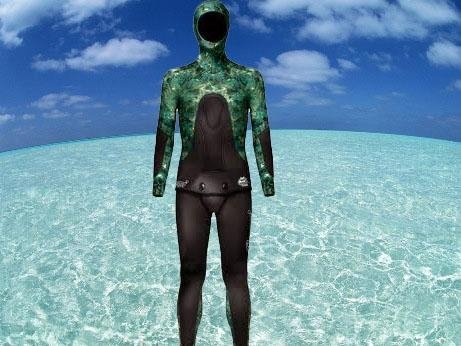 5mm spearfishing suits/camo glide skin