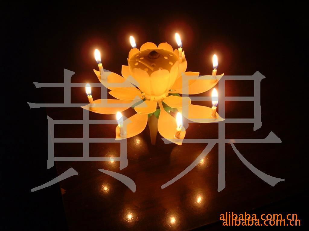 义乌荷花仙子旋转生日音乐蜡烛圣诞庆典喜庆工艺礼宾 5