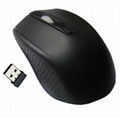 classic black 2.4G wireless mouse
