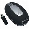 Classic black 27MHz RF wireless mouse