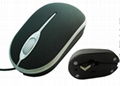 classic black 3D optical wired computer mouse VST-OM303 1