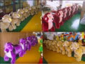 walking plush electronic animal kids amusement rides 