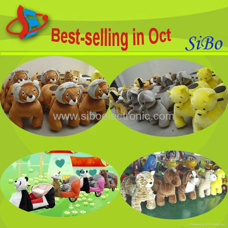 walking musical zippy animal ride for kids amusement 5