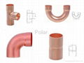 Red copper fittings