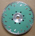 Turbo Diamond saw blade with flange 1