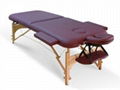 wooden portable massage table