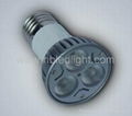 LED spotlight e27 3*1w  1