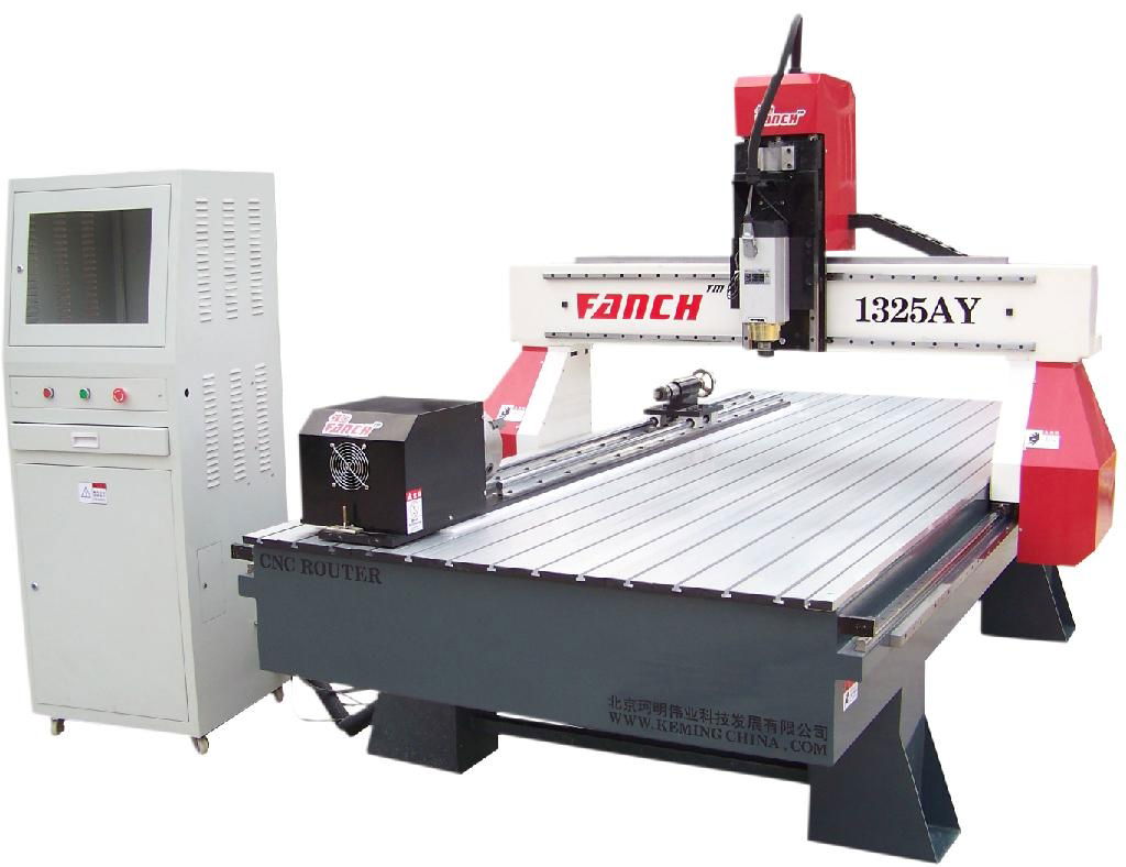CNC router with 4 axis