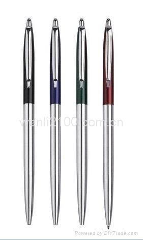 slim discount hotel metal ball pen 