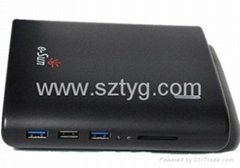 USB3.0 external multi media blue-ray dvd burner