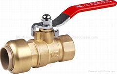 Push connect valve