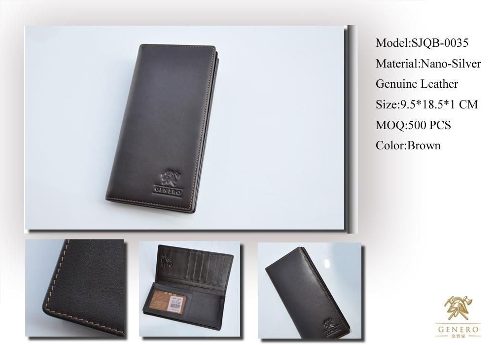 GENERO GENUINE LEATHER GERMICIDAL WALLET 3