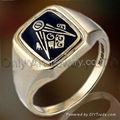 custom jewelry masonic ring 2