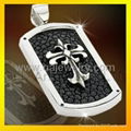 fashion silver 925 designer jewellery dog tag charm pendants 1