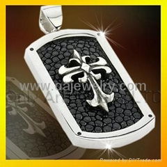 fashion silver 925 designer jewellery dog tag charm pendants