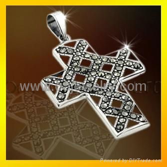 fashion silver 925 designer jewellery dog tag charm pendants 2