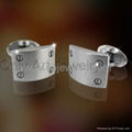 shirt stainless steel cuff link for men accessory 5