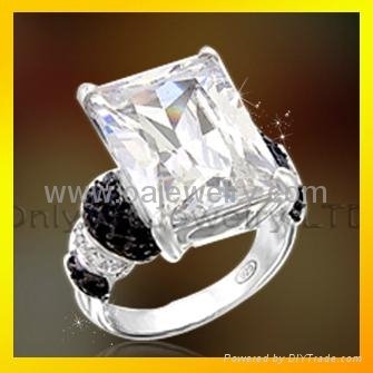 Newest 2012 quality pure 925 sterling silver solid rings fashionable jewelry 2