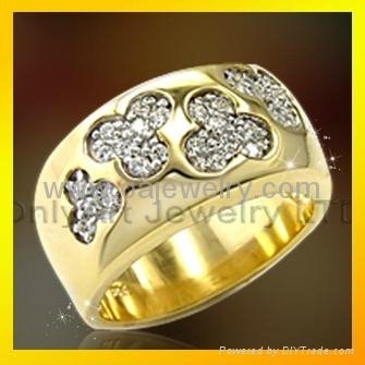 Newest 2012 quality pure 925 sterling silver solid rings fashionable jewelry 5