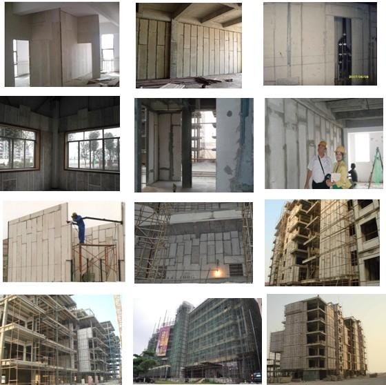 Prefabricated wall panel for wall partition 4