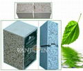 Area saving and environmental protection wall panel