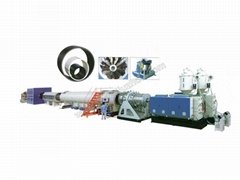 Large Diameter hdpe Water Supply Insulation Supply Pipe Extrusion Line         
