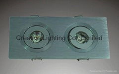 LED DOWNLIGHT 2W/2*1W