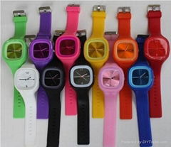 silicone jelly watch