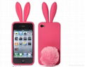 Rabit shape iphone 4 case  1