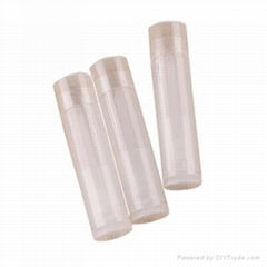 transparent lip balm tube