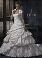 Wholesale 2011 new style A line Taffeta strapless wedding dress 1