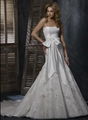 Wholesale 2011 new style A line Taffeta strapless wedding dress 1