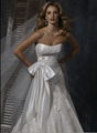 Wholesale 2011 new style A line Taffeta strapless wedding dress 3