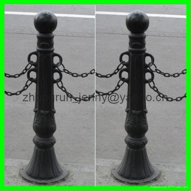 grey cast iron bollard 2