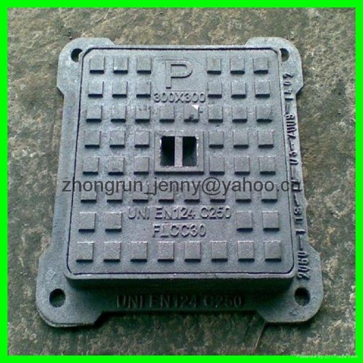 EN 124 ductile iron manhole covers 2