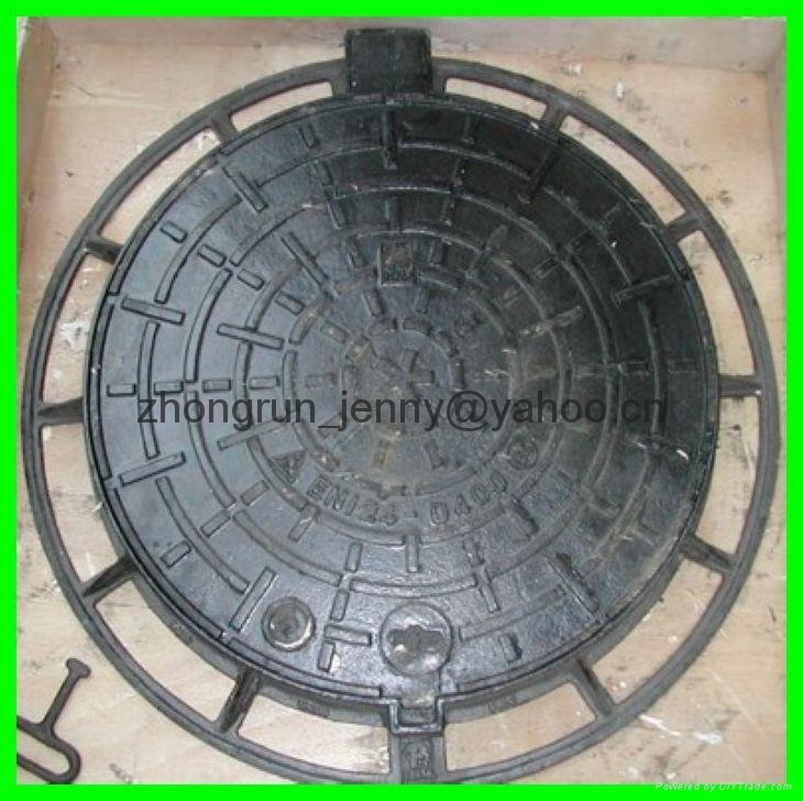 EN 124 ductile iron manhole covers 5