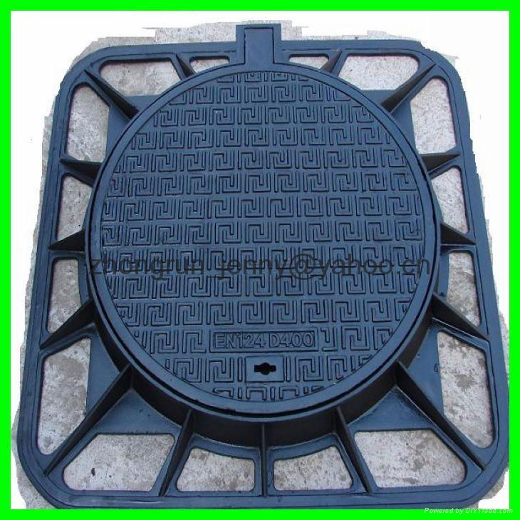 EN 124 grey cast iron manhole covers