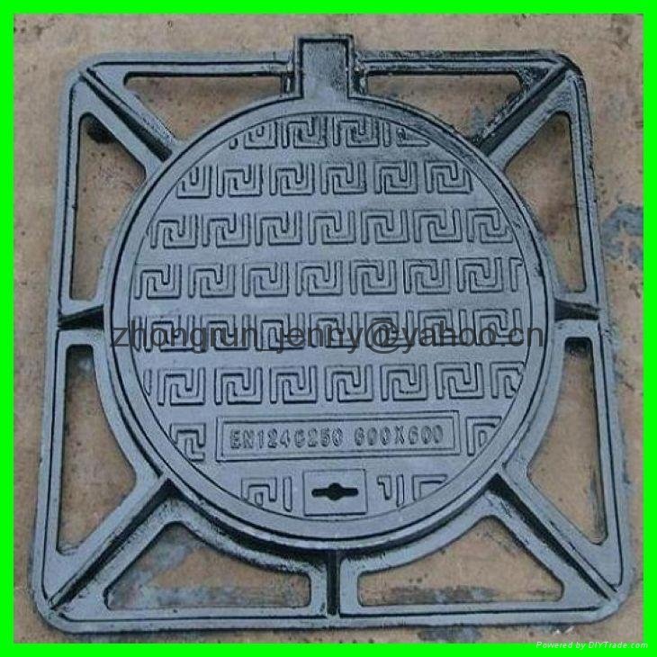 EN 124 grey cast iron manhole covers 4