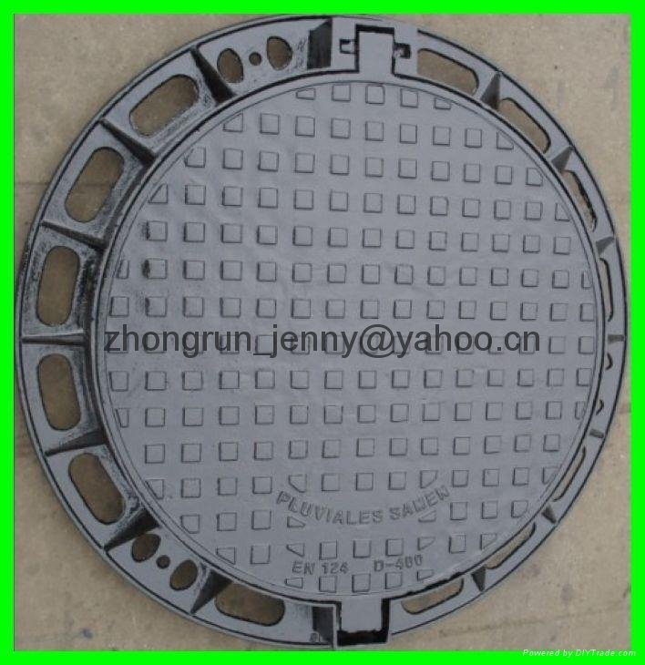 EN 124 cast iron manhole covers
