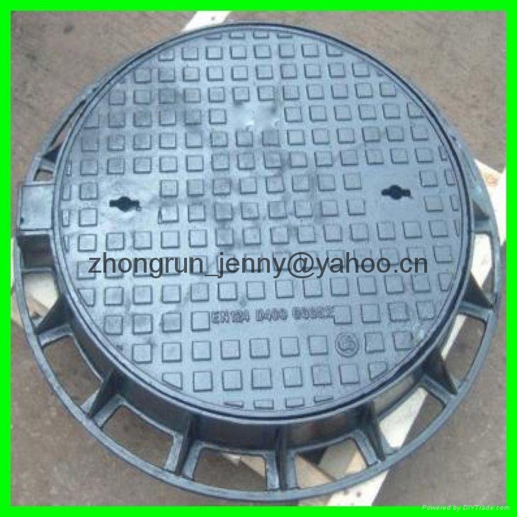 EN 124 cast iron manhole covers 2