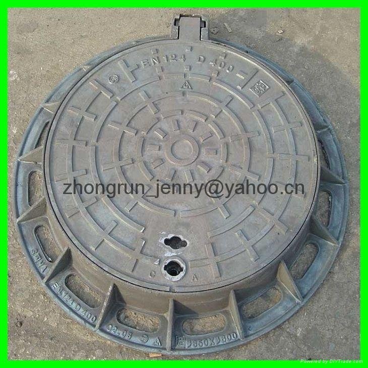 EN 124 cast iron manhole covers 3