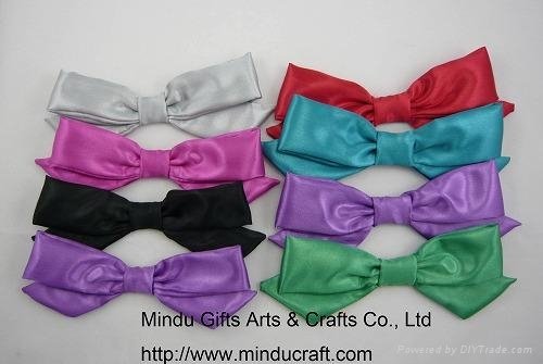 satin bow ties