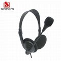 Stereo Dynamic On Ear Headphones SM-750 Silver 2
