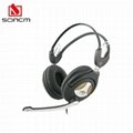 Stereo Dynamic On Ear Headphones SM-750 Silver 4