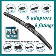 Multifunctional Soft Wiper Blades (8 adaptors) 