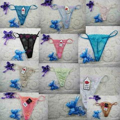 USD 0.11 ladies sexy panty  ladies t-back  stock underwear