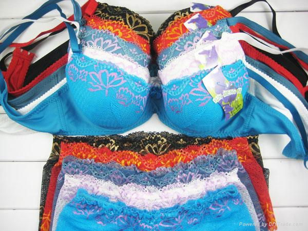 ladies bra set    82089# 5