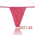 ladies cheap cotton thong 1