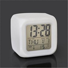 7 Clolors Shining Alarm Clock