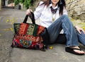 Embroidery Tailand canvas shoulder bag  1